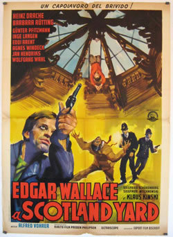 locandina del film EDGAR WALLACE A SCOTLAND YARD