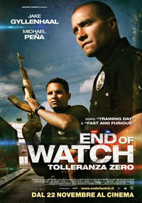 locandina del film END OF WATCH - TOLLERANZA ZERO