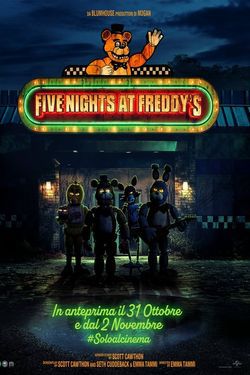 locandina del film FIVE NIGHTS AT FREDDY'S