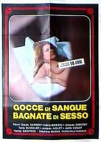 locandina del film GOCCE DI SANGUE BAGNATE DI SESSO