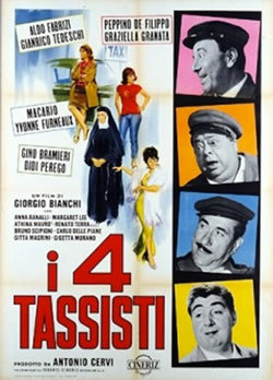 locandina del film I 4 TASSISTI