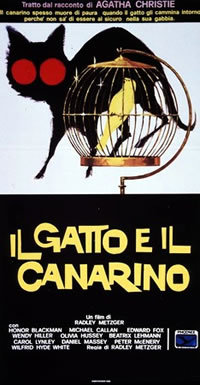 locandina del film IL GATTO E IL CANARINO