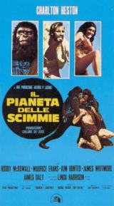 locandina del film IL PIANETA DELLE SCIMMIE (1968)