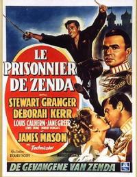 locandina del film IL PRIGIONIERO DI ZENDA (1952)