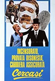 locandina del film INCENSURATO, PROVATA DISONESTA', CARRIERA ASSICURATA, CERCASI