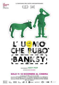 locandina del film L'UOMO CHE RUBO' BANKSY