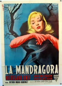 locandina del film LA MANDRAGORA (1952)