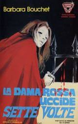 locandina del film LA DAMA ROSSA UCCIDE SETTE VOLTE