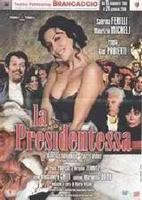 locandina del film LA PRESIDENTESSA (1977)