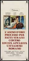 locandina del film L'ASINO D'ORO: PROCESSO PER FATTI STRANI CONTRO LUCIUS APULEIUS CITTADINO ROMANO