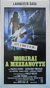 locandina del film MORIRAI A MEZZANOTTE