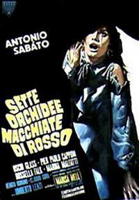 locandina del film SETTE ORCHIDEE MACCHIATE DI ROSSO
