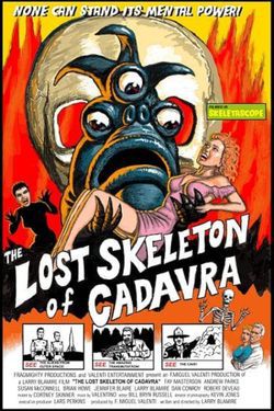 locandina del film THE LOST SKELETON OF CADAVRA