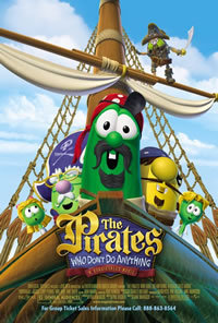 locandina del film THE PIRATES WHO DON'T DO ANYTHING: A VEGGIETALES MOVIE