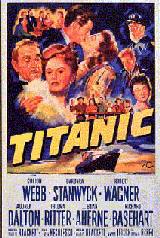 locandina del film TITANIC (1953)