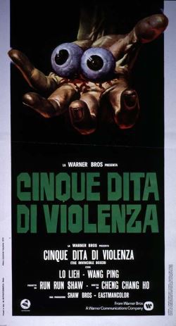 locandina del film CINQUE DITA DI VIOLENZA