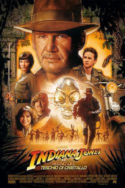 locandina del film INDIANA JONES E IL REGNO DEL TESCHIO DI CRISTALLO