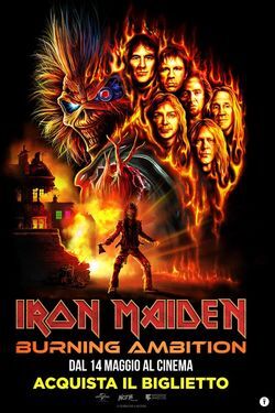 locandina del film IRON MAIDEN: BURNING AMBITION