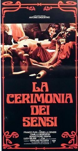 locandina del film LA CERIMONIA DEI SENSI