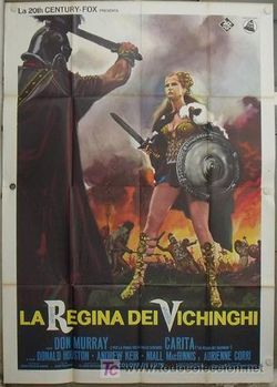 locandina del film LA REGINA DEI VICHINGHI