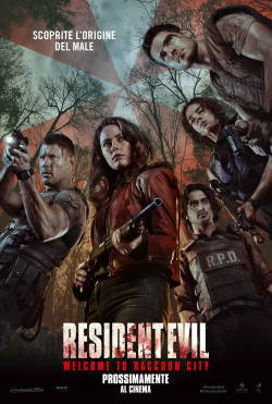 locandina del film RESIDENT EVIL: WELCOME TO RACCOON CITY