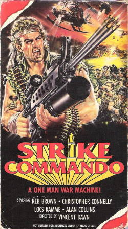locandina del film STRIKE COMMANDO