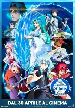 locandina del film THAT TIME I GOT REINCARNATED AS A SLIME: IL FILM - LE LACRIME DEL MARE AZZURRO