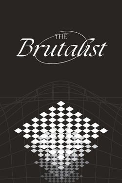 locandina del film THE BRUTALIST