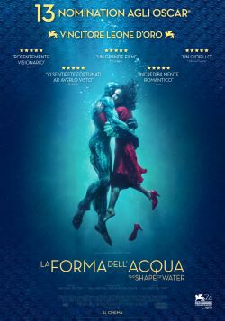 locandina del film LA FORMA DELL'ACQUA - THE SHAPE OF WATER