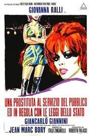 locandina del film UNA PROSTITUTA AL SERVIZIO DEL PUBBLICO ED IN REGOLA CON LE LEGGI DELLO STATO