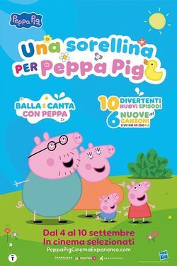 locandina del film UNA SORELLINA PER PEPPA PIG
